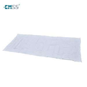 Disposable White PVC Body Bag With Curved Zip