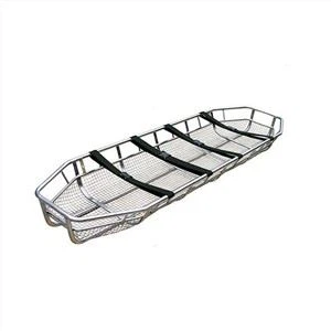 Stainless Steel Air Ambulance Foldaway Basket Stretcher
